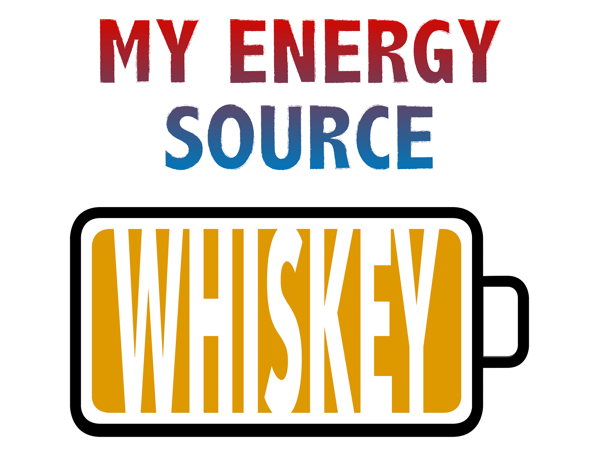 Whiskey is My Energy Source T-Shirt product image (2)