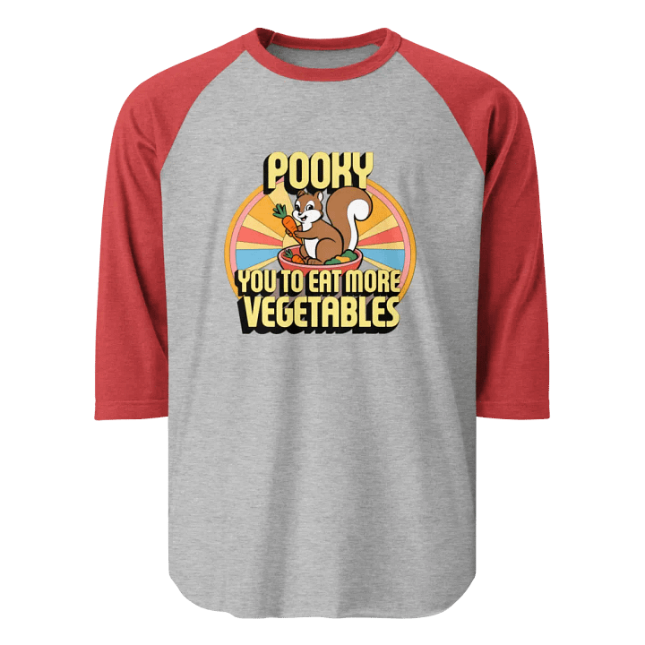 Pooky's Veggie Delight Raglan Tee product image (1)