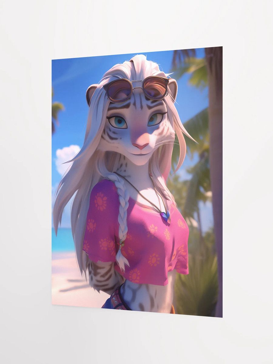 Tiger Tropic Vacation Poster product image (3)