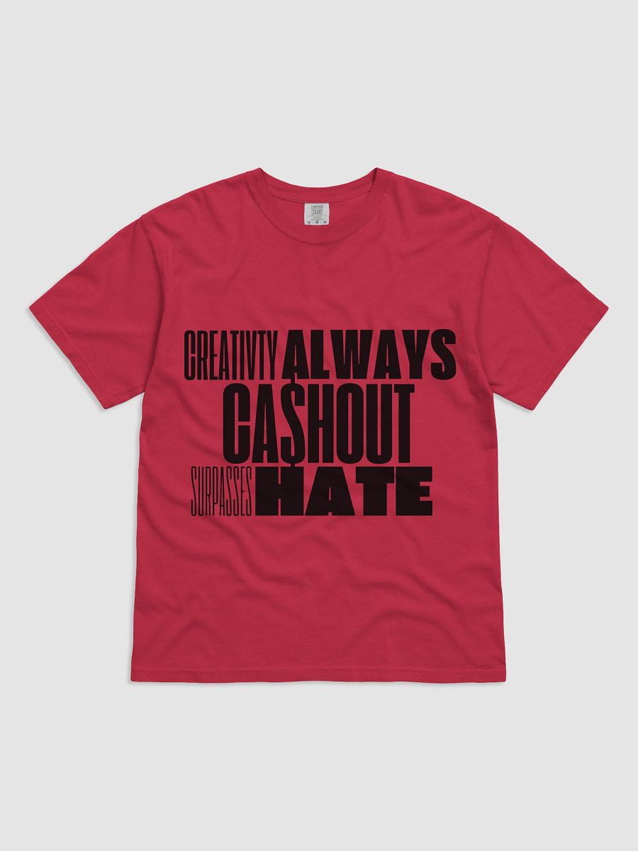 CASHOUT Signature Tee (Black Letters) product image (5)