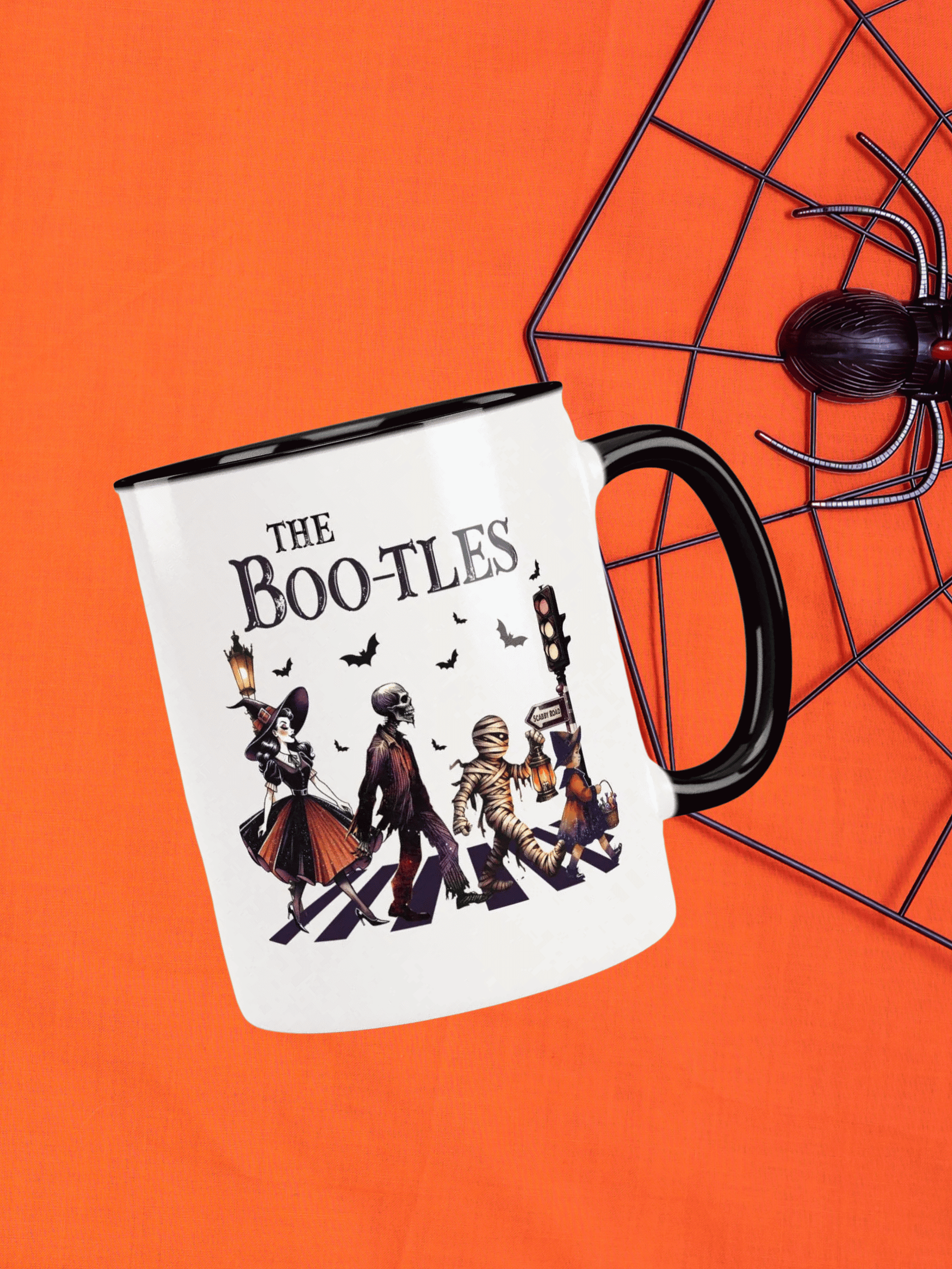 The Boo-tles Retro Halloween Parody Ceramic Mug product image (1)