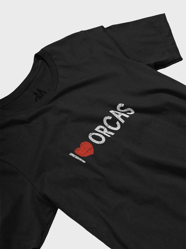I Love Orcas T-Shirt product image (2)