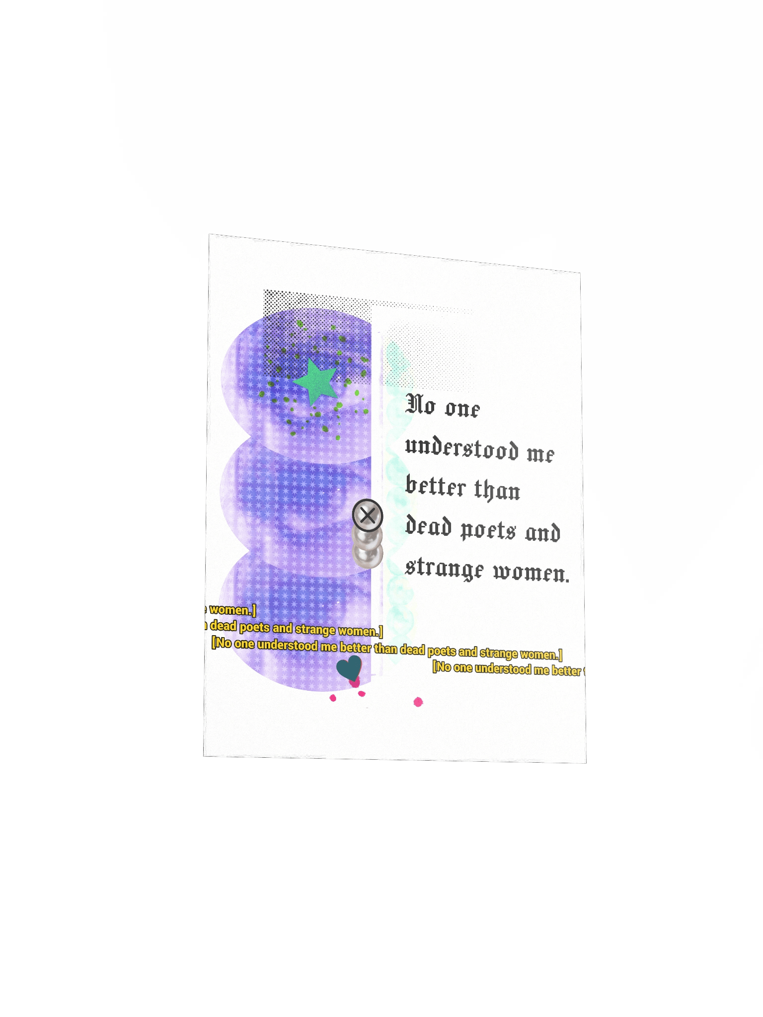 Dead Poets & Strange Women Art Print product image (3)