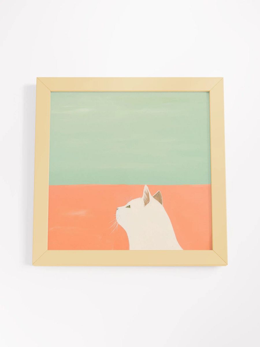 Mesmerizing Gaze - Framed Cat Poster product image (25)
