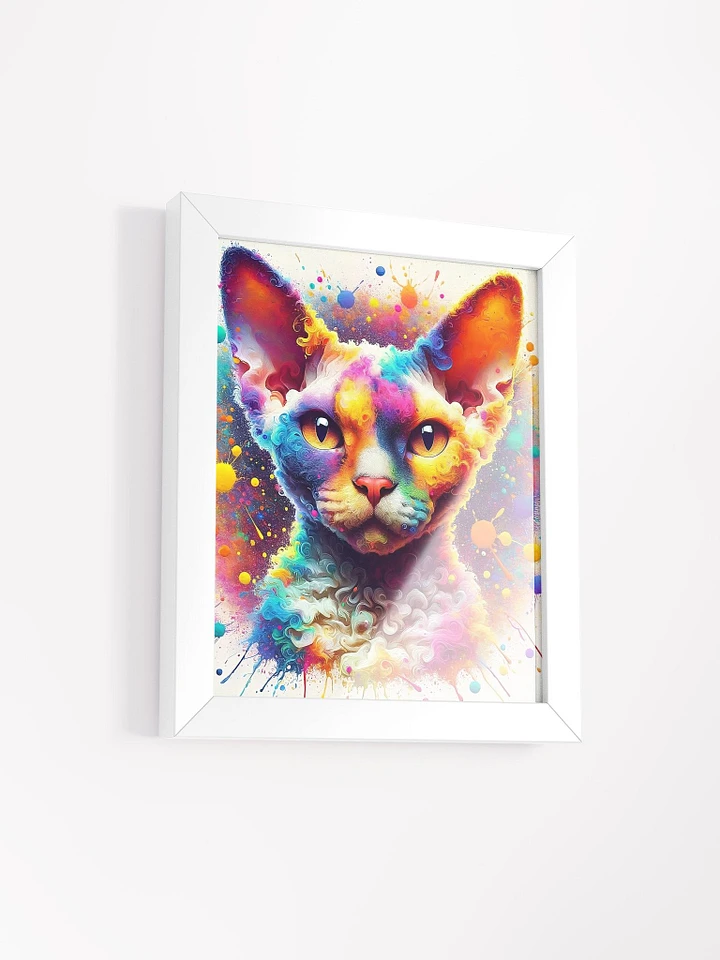 Framed High-Quality Matte Poster (in): Devon Rex product image (50)