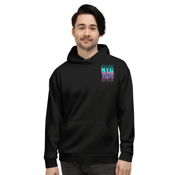 NYC New York City Graphic All Over Print Hoodie product image (1)