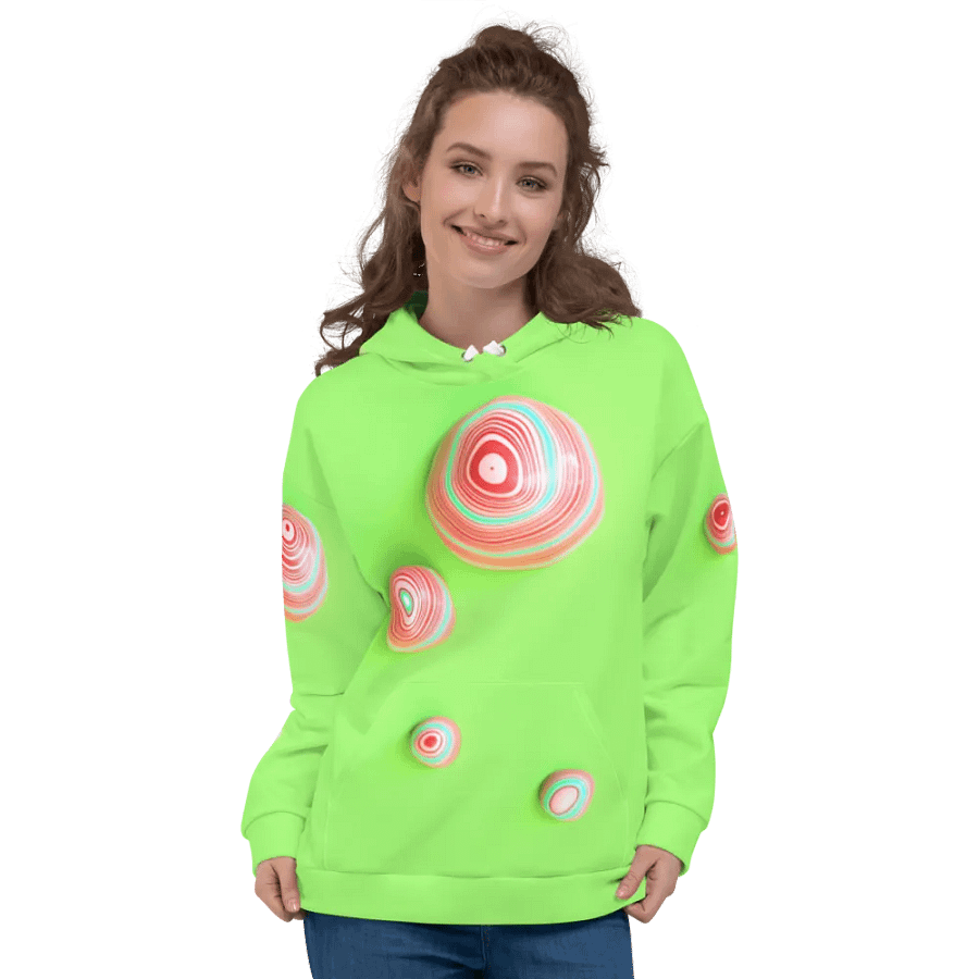 Dream of 3D Clams (unisex hoodie) product image (3)
