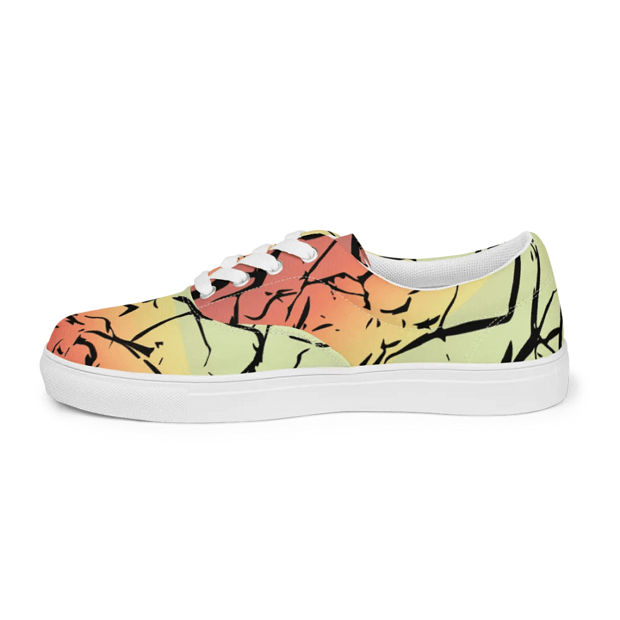 0range-Green Enigma/Women's Lace-Up Canvas Shoes by Allcolor product image (3)