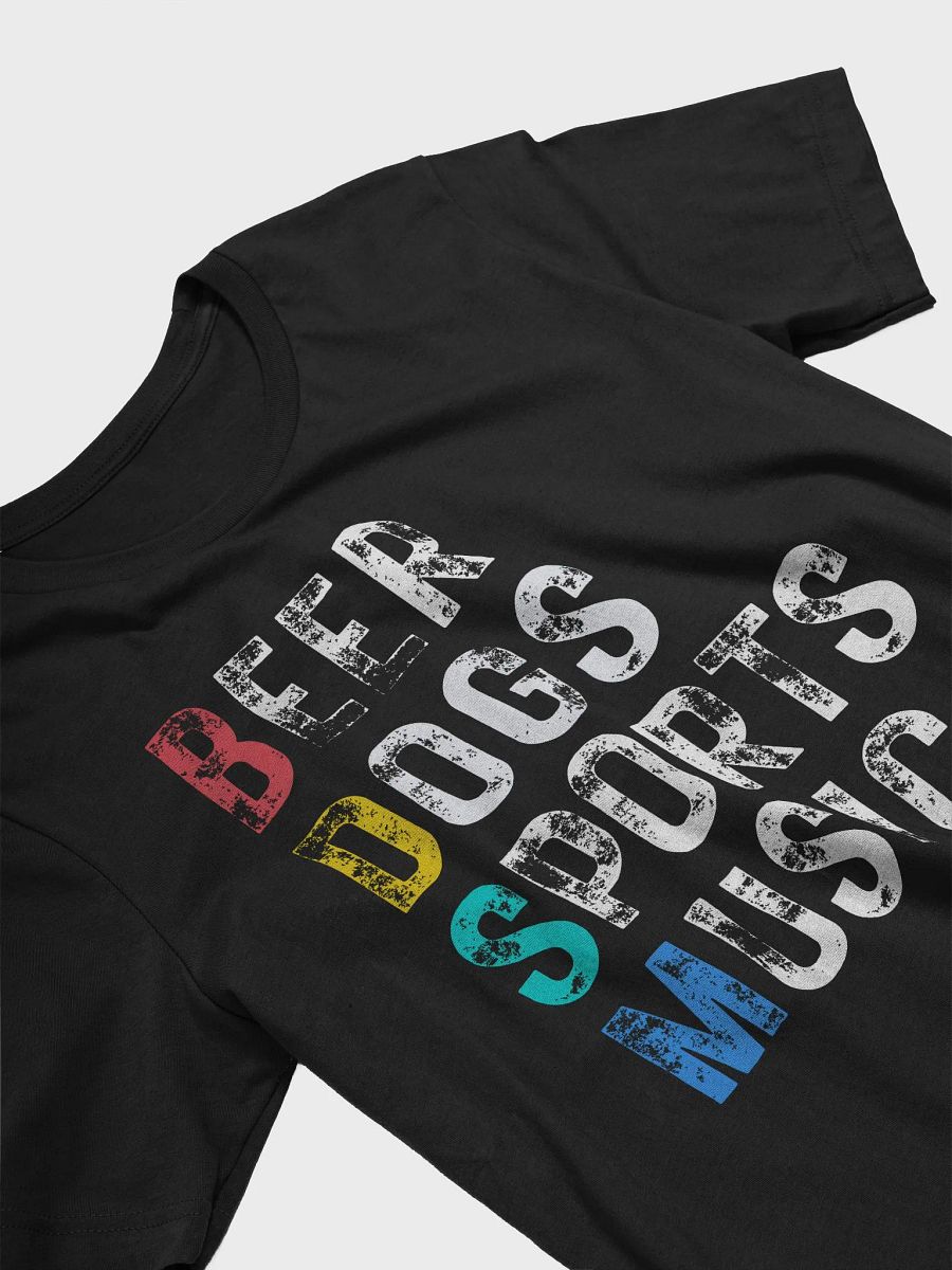Funny Beer Dogs Sports Music T-Shirt – Perfect for Party And Game Day product image (3)