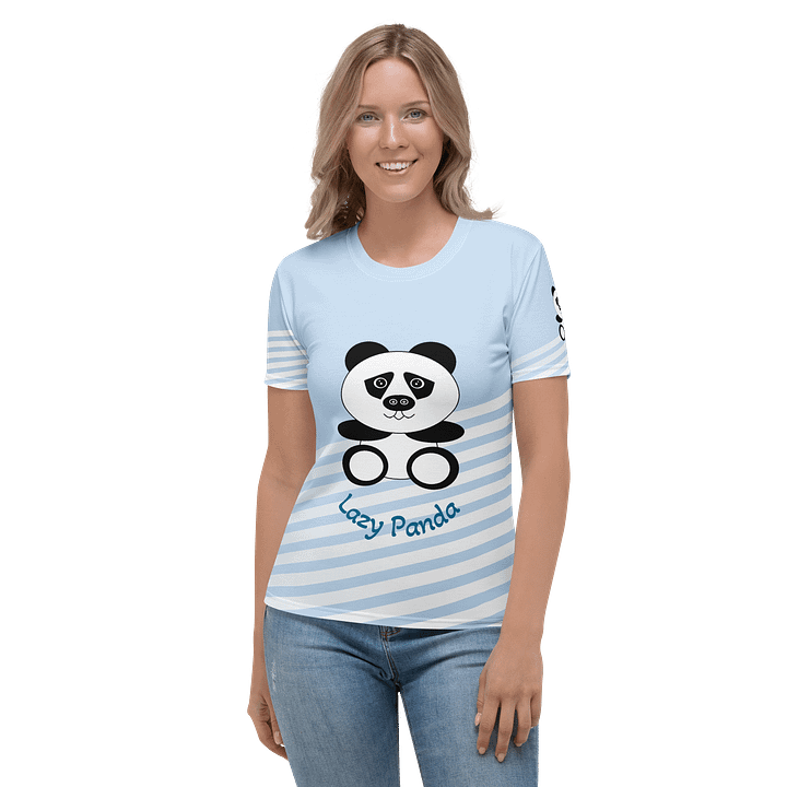 Lazy Panda All-Over Print Women's T-Shirt product image (2)