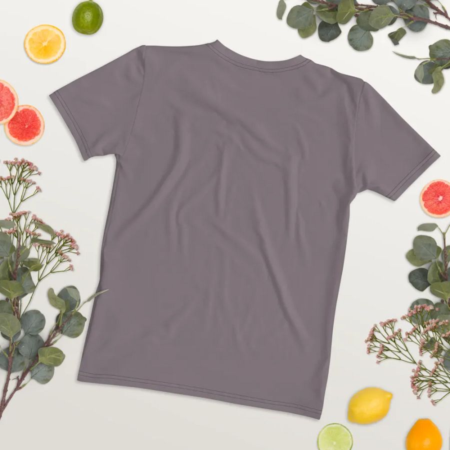 Plain Medium Gray True Summer Women's Crewneck Polyester Heavyweight Premium T-Shirt by Treasure Pie product image (12)