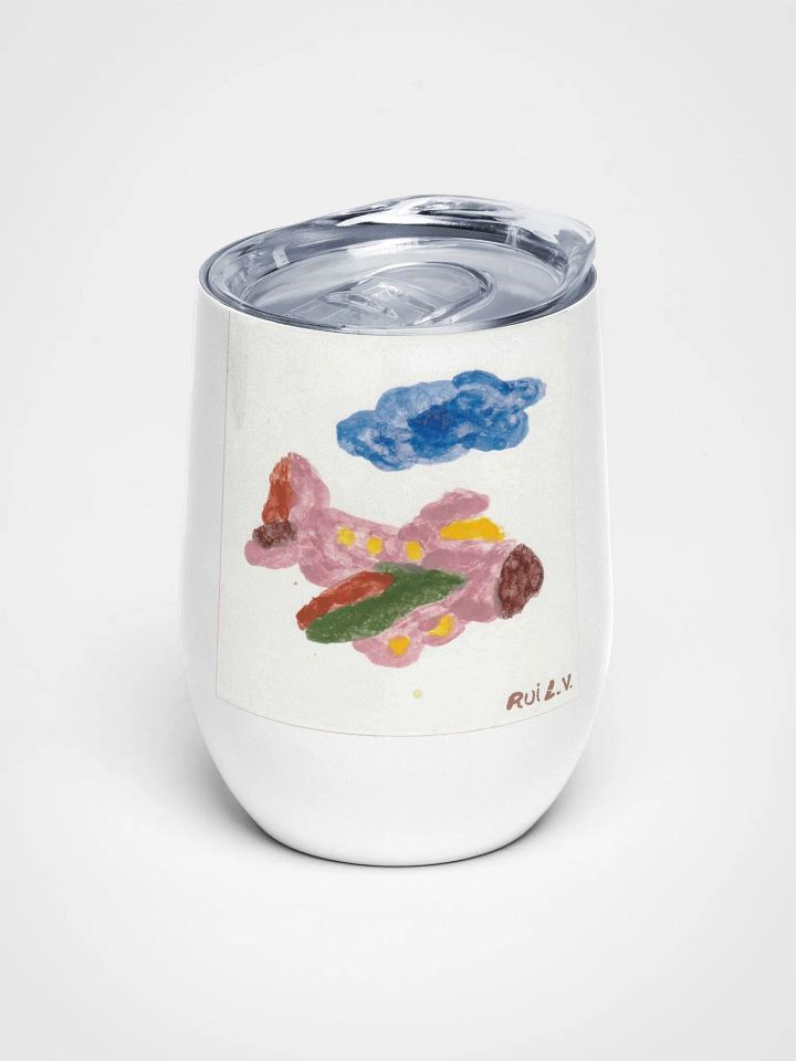 Kid Airplane (Wine Tumbler) product image (1)