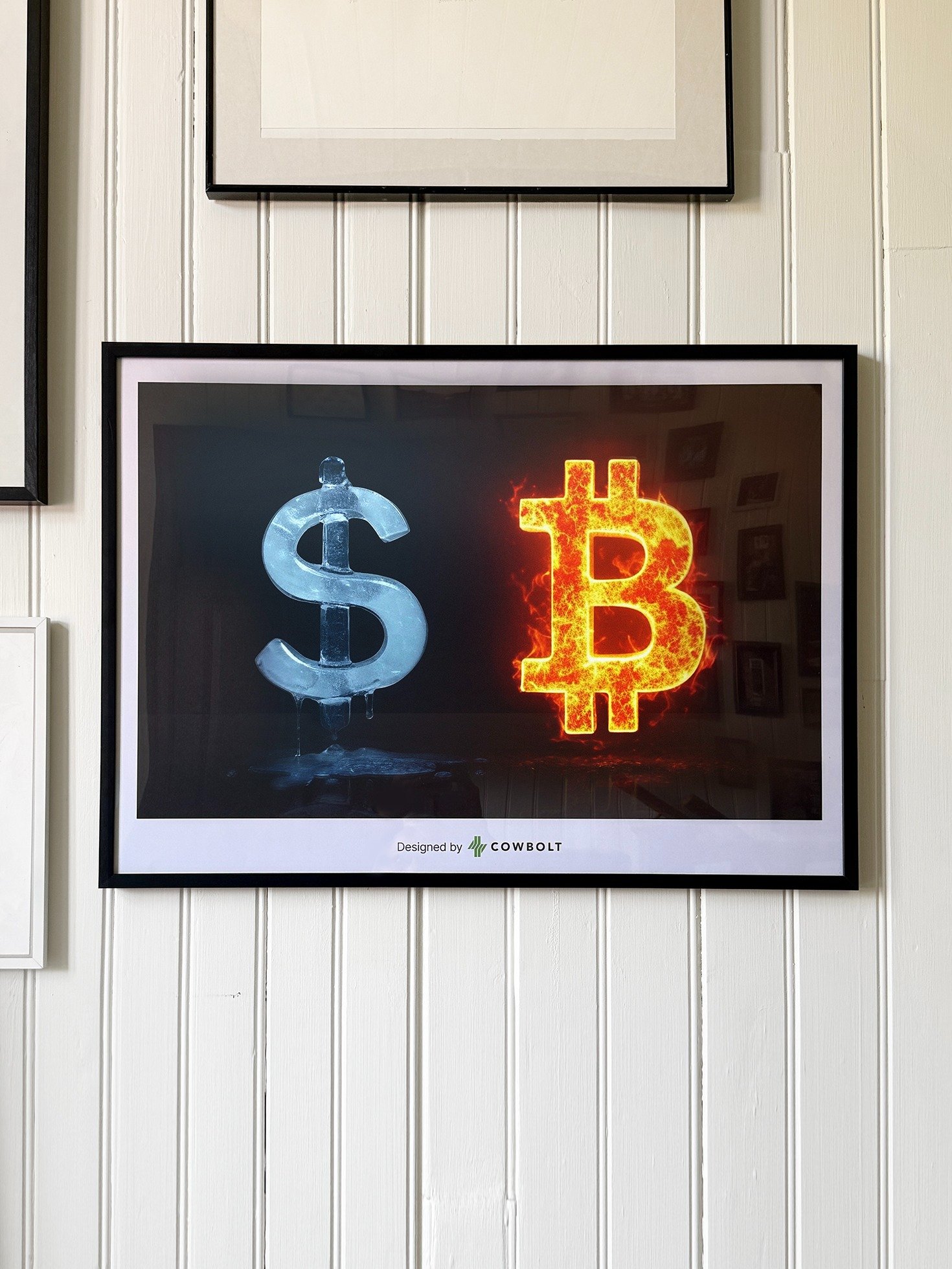 Cowbolt, Melting Dollar Sign Print product image (1)