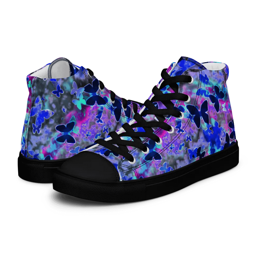 Butterfly nebula High Top Canvas Shoes (womens) product image (10)