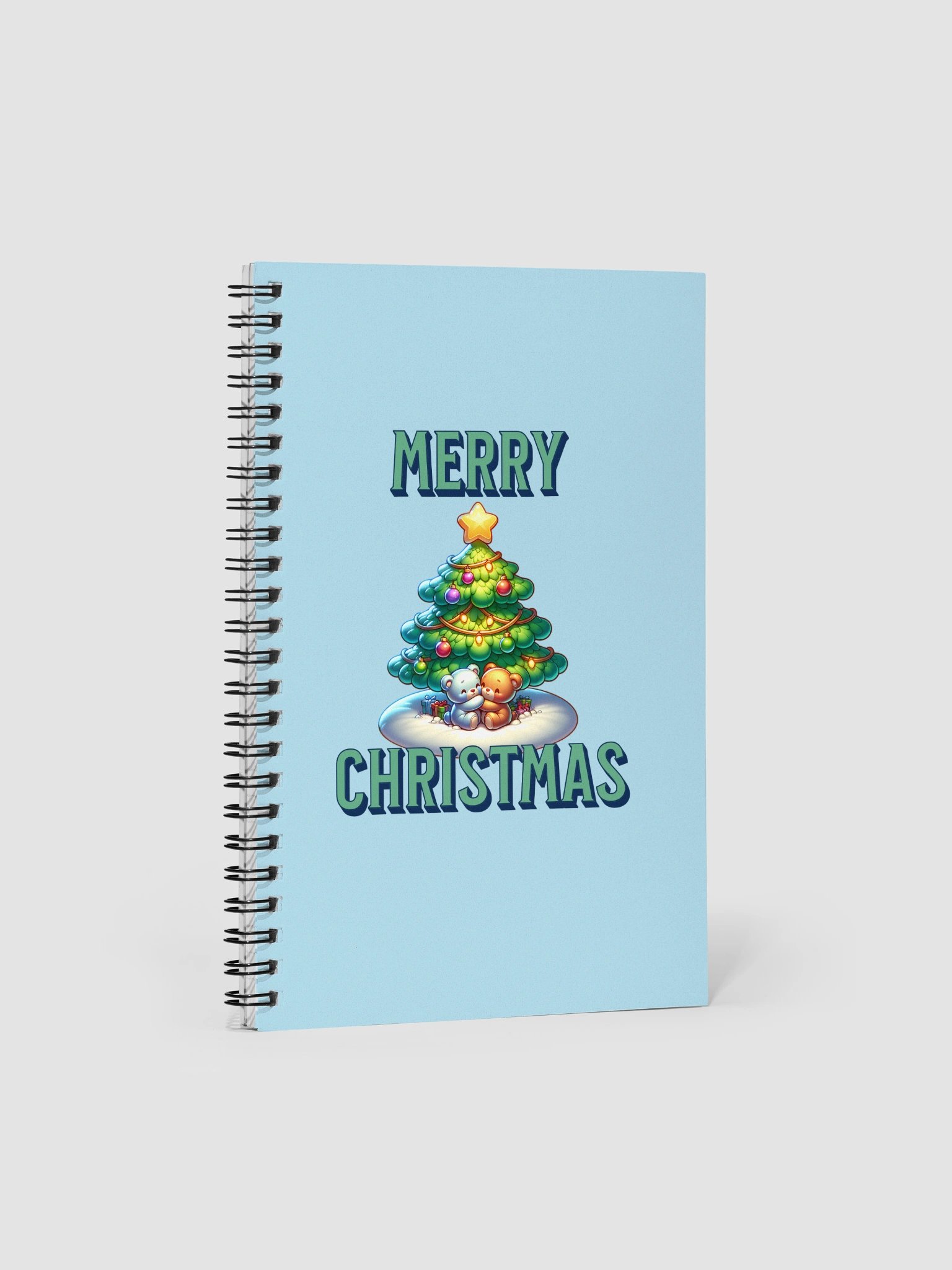 COZY CUDDLE CHRISTMAS TEDDY BEAR HOLIDAY NOTEBOOK product image (1)