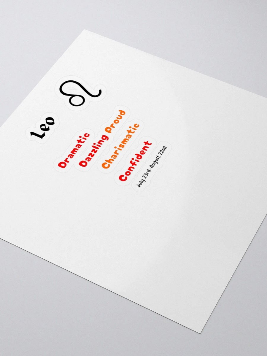 Leo Stickers product image (8)