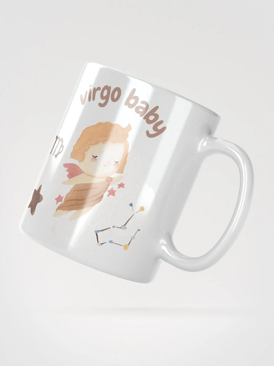 Virgo Baby August 23 – September 22 WHITE GLOSSY MUG Baby Gift, New Baby Gift, Fun Astrology Gift product image (3)