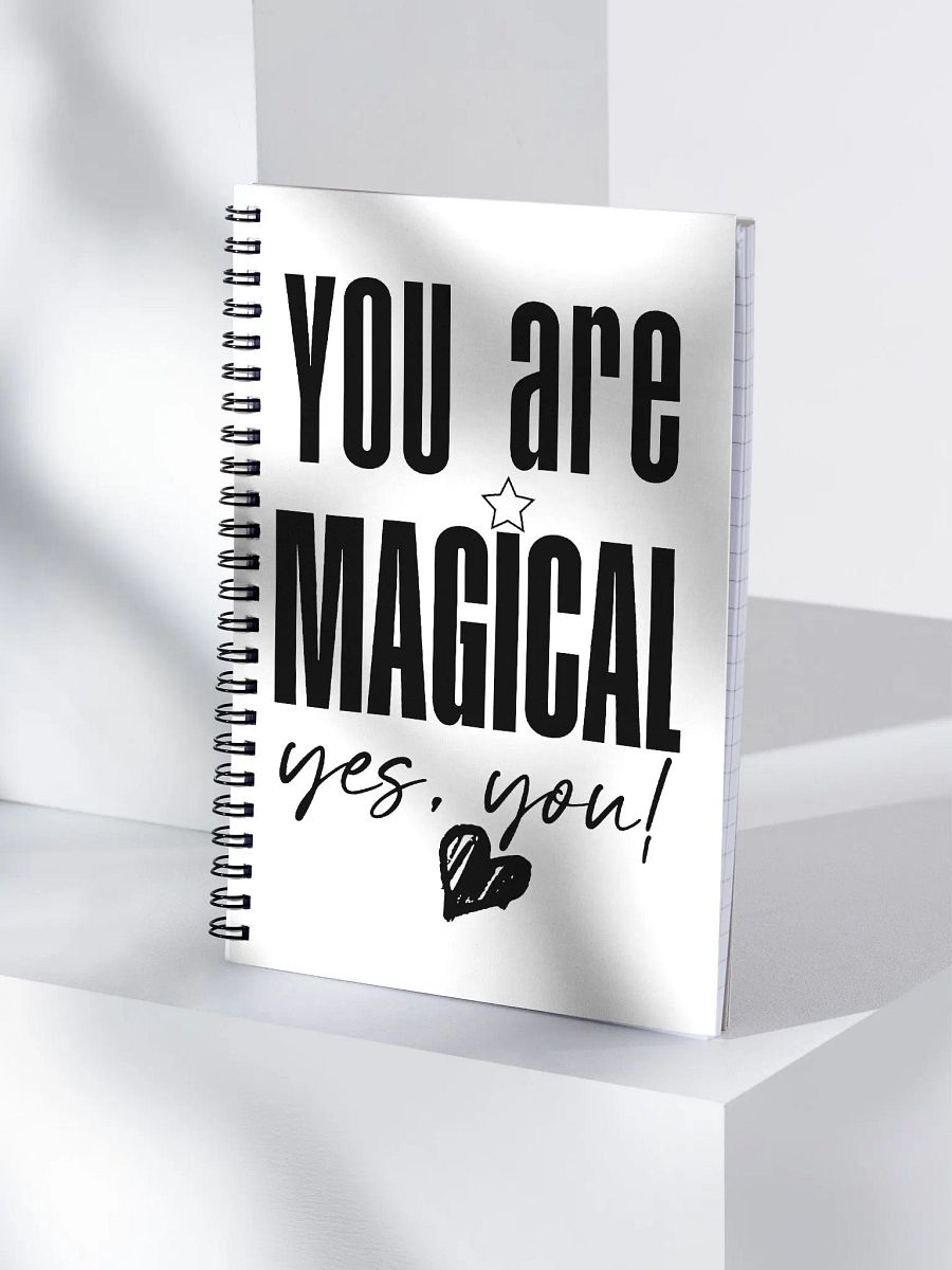 You are Magical Spiral Notebook product image (4)