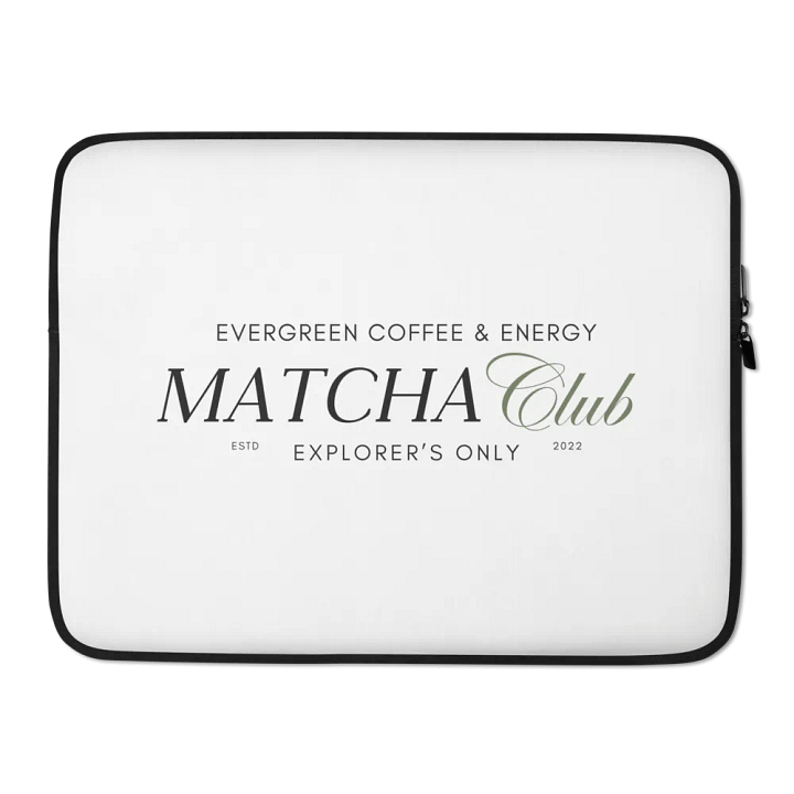 Sip Society | Matcha Club Laptop Case product image (2)