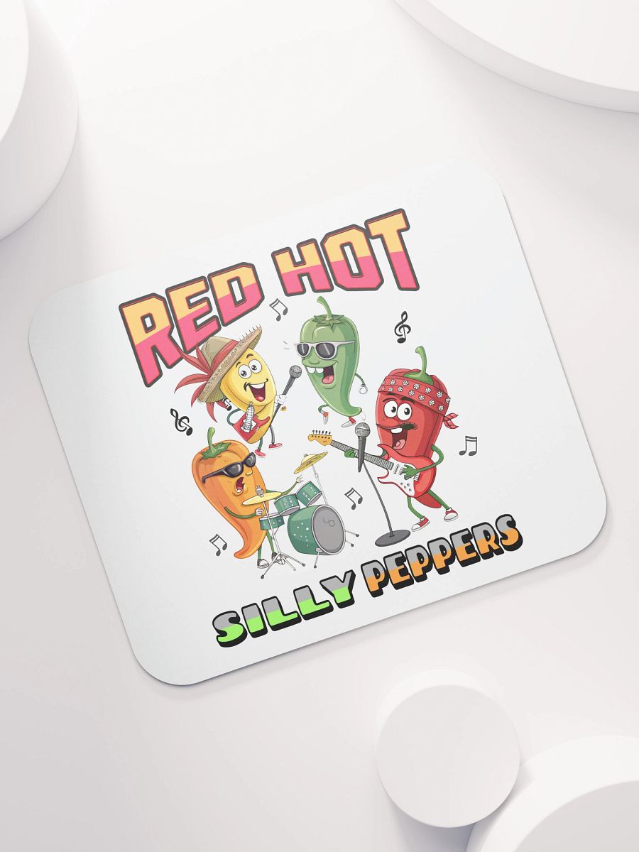 Red Hot Silly Peppers Music Mouse Pad product image (5)