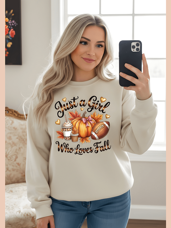 Women Premium Crewneck Sweatshirt Fall Vibes product image (1)