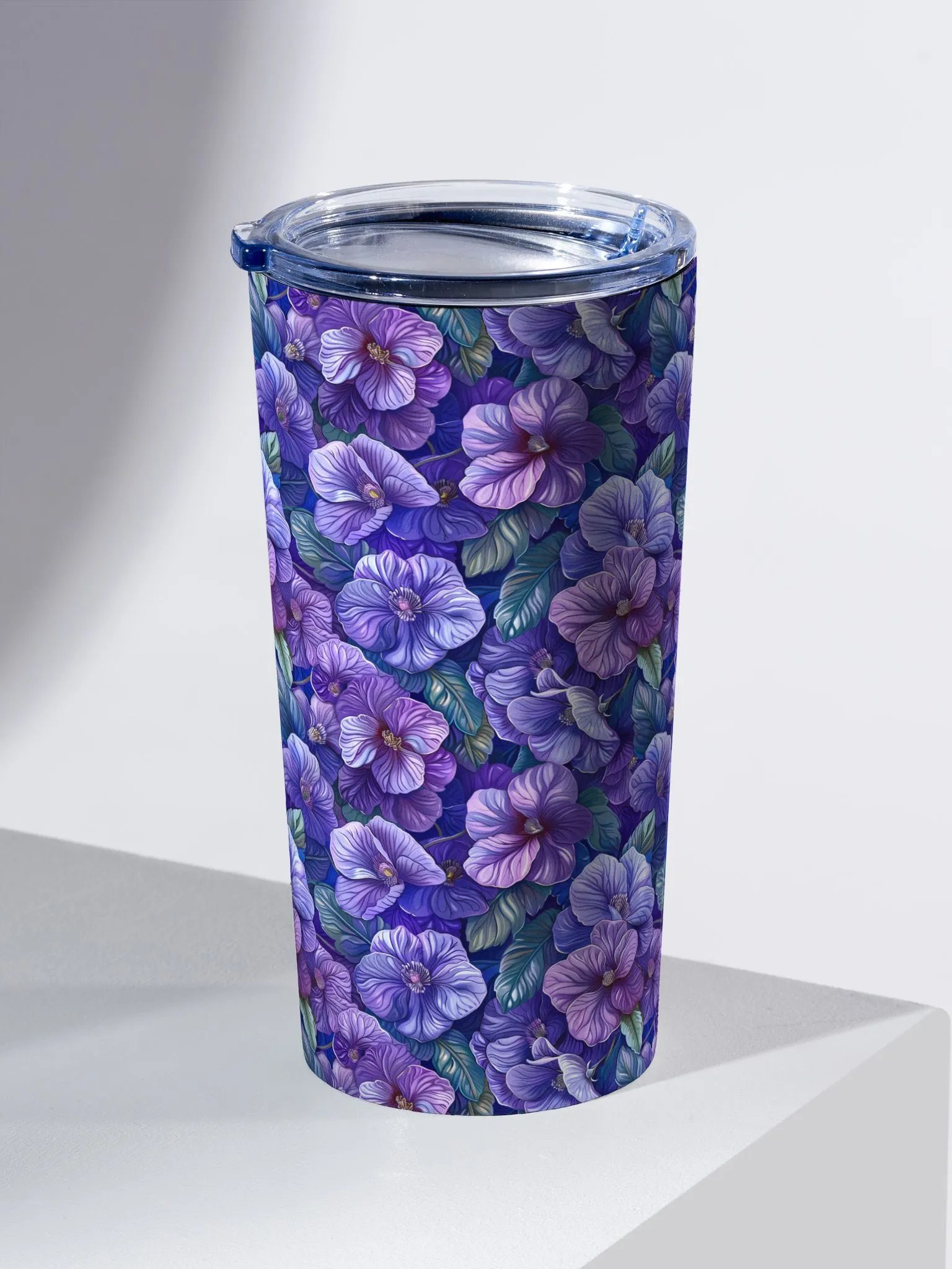 African Violets Stainless Steel Tumbler product image (2)