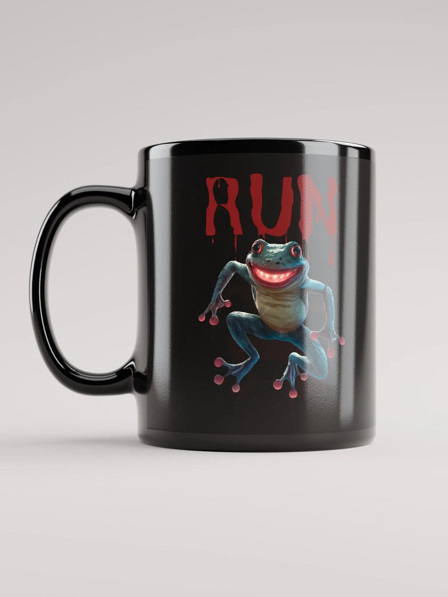 Scary Frog Black Mug product image (6)