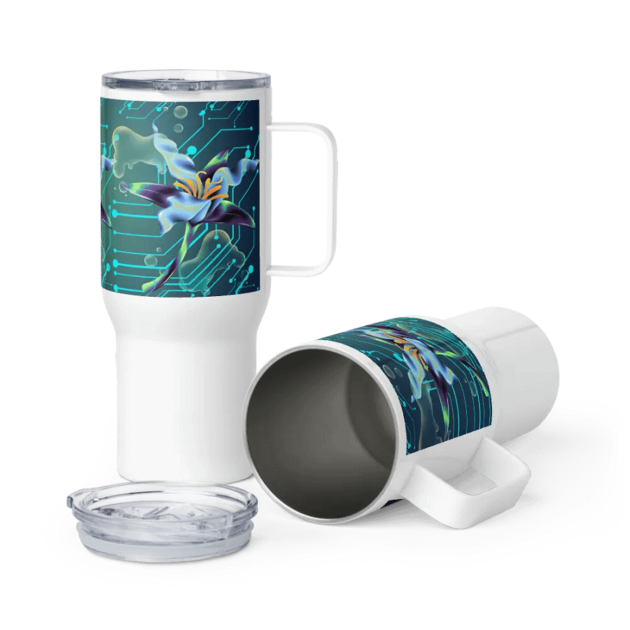 teal meta-magic insulated travel mug for stylish gents and ladies product image (6)