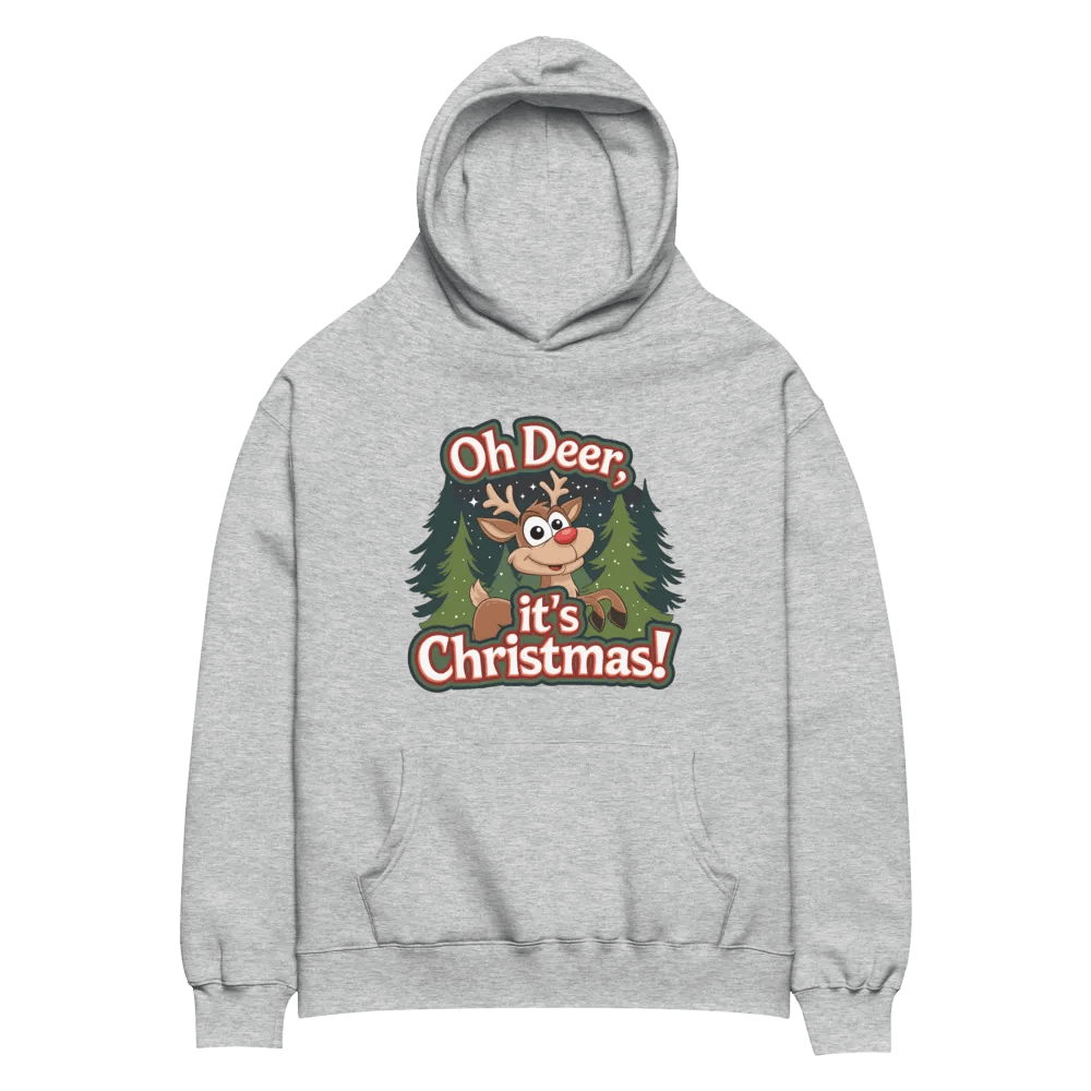 Oh Deer Christmas Oversized Hoodie product image (2)