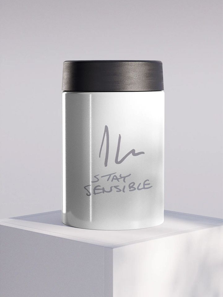 Jon Hare Signed Stainless Steel Koozie product image (2)