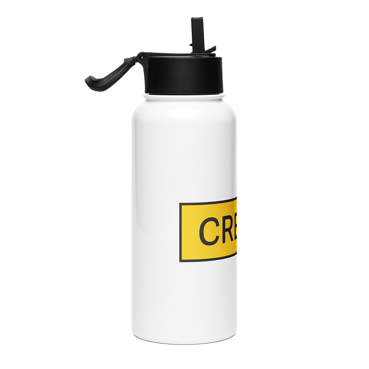 CREW | Stainless Steel Water Bottle with a Straw For the Takeoff Obsessed product image (2)