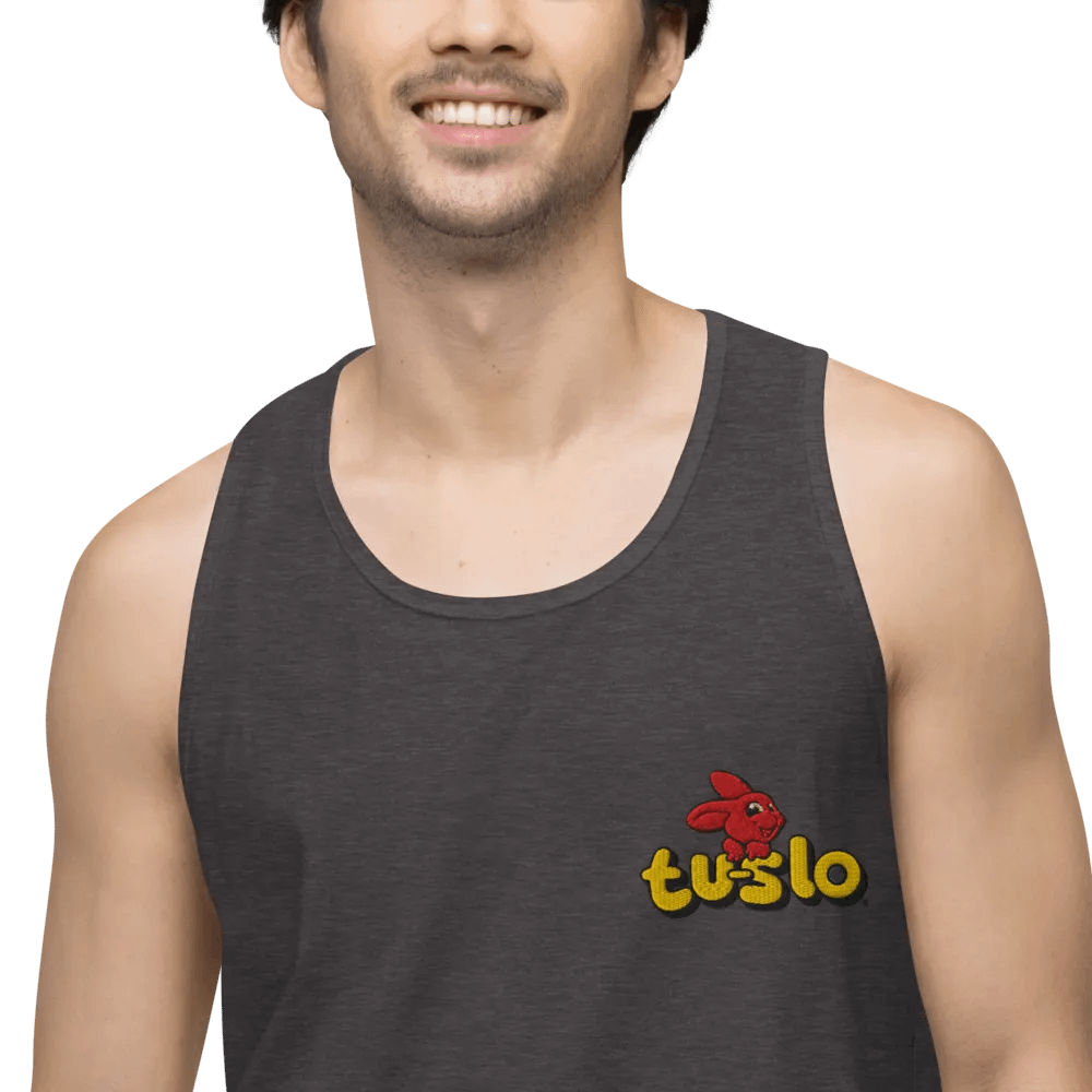 TU-SLO UNISEX EMBROIDERED SLEEVELESS TEE product image (9)
