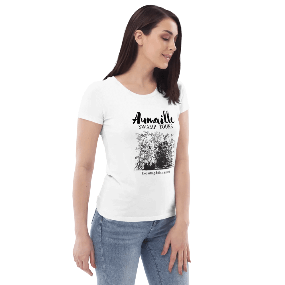 Swamp Tour Organic Cotton Women's Fitted Tee product image (7)