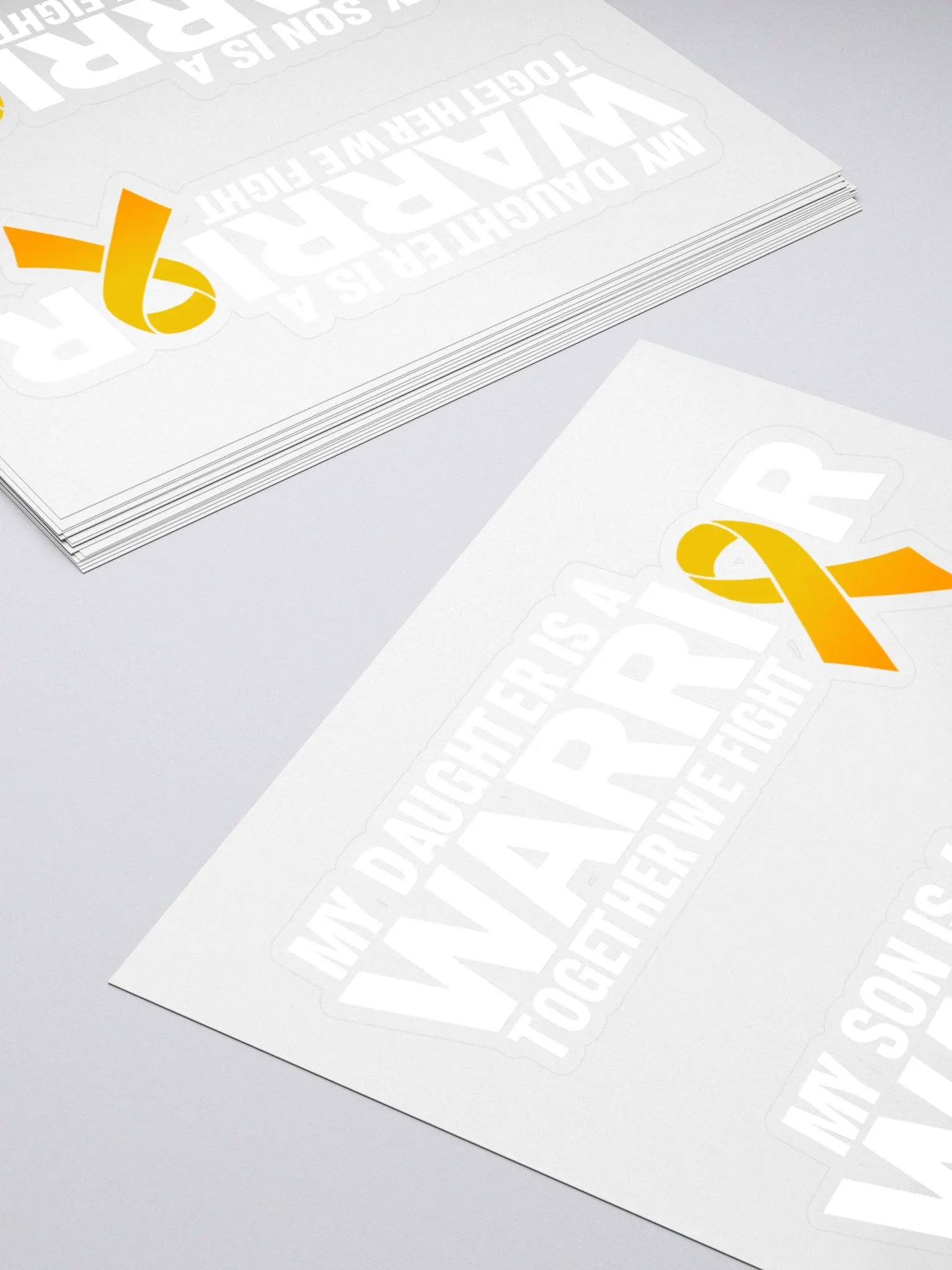 Childhood cancer Warrior Decals product image (13)