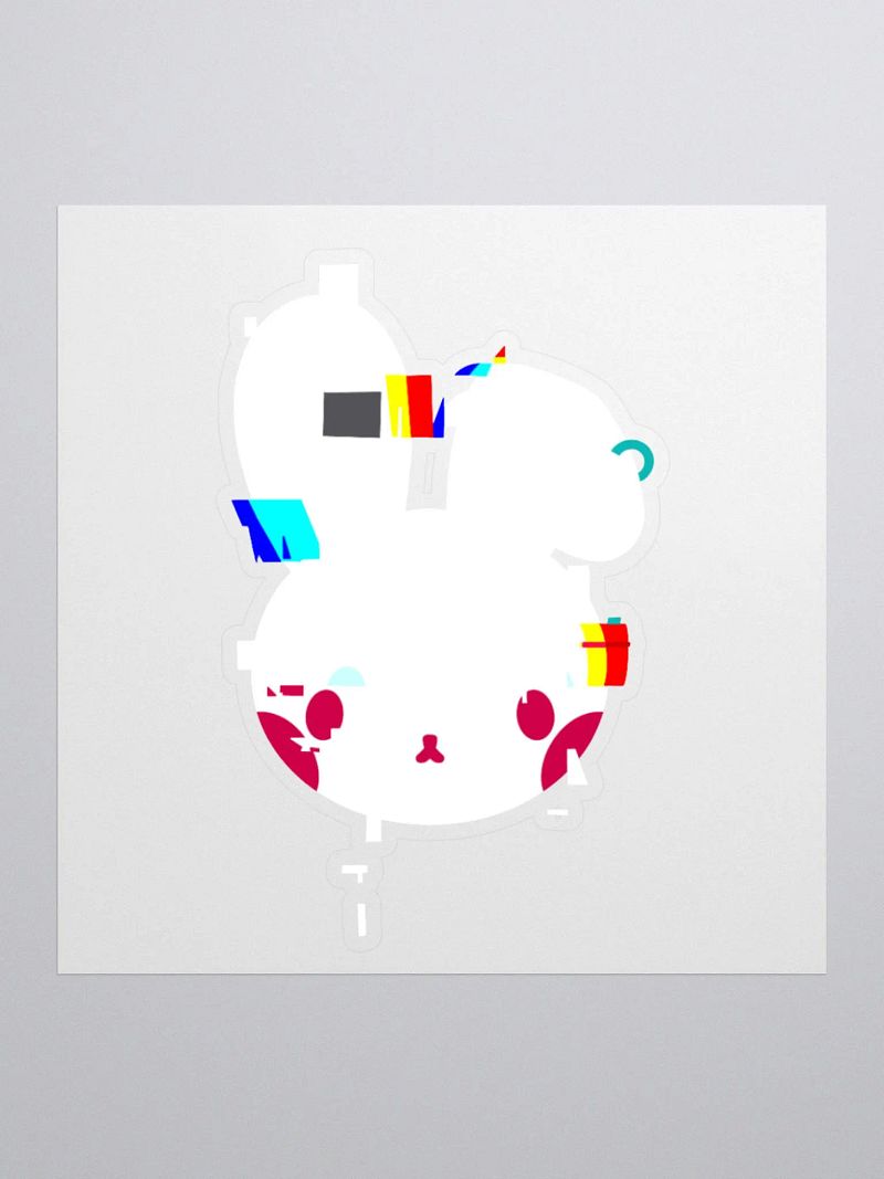 GlitchBun Sticker