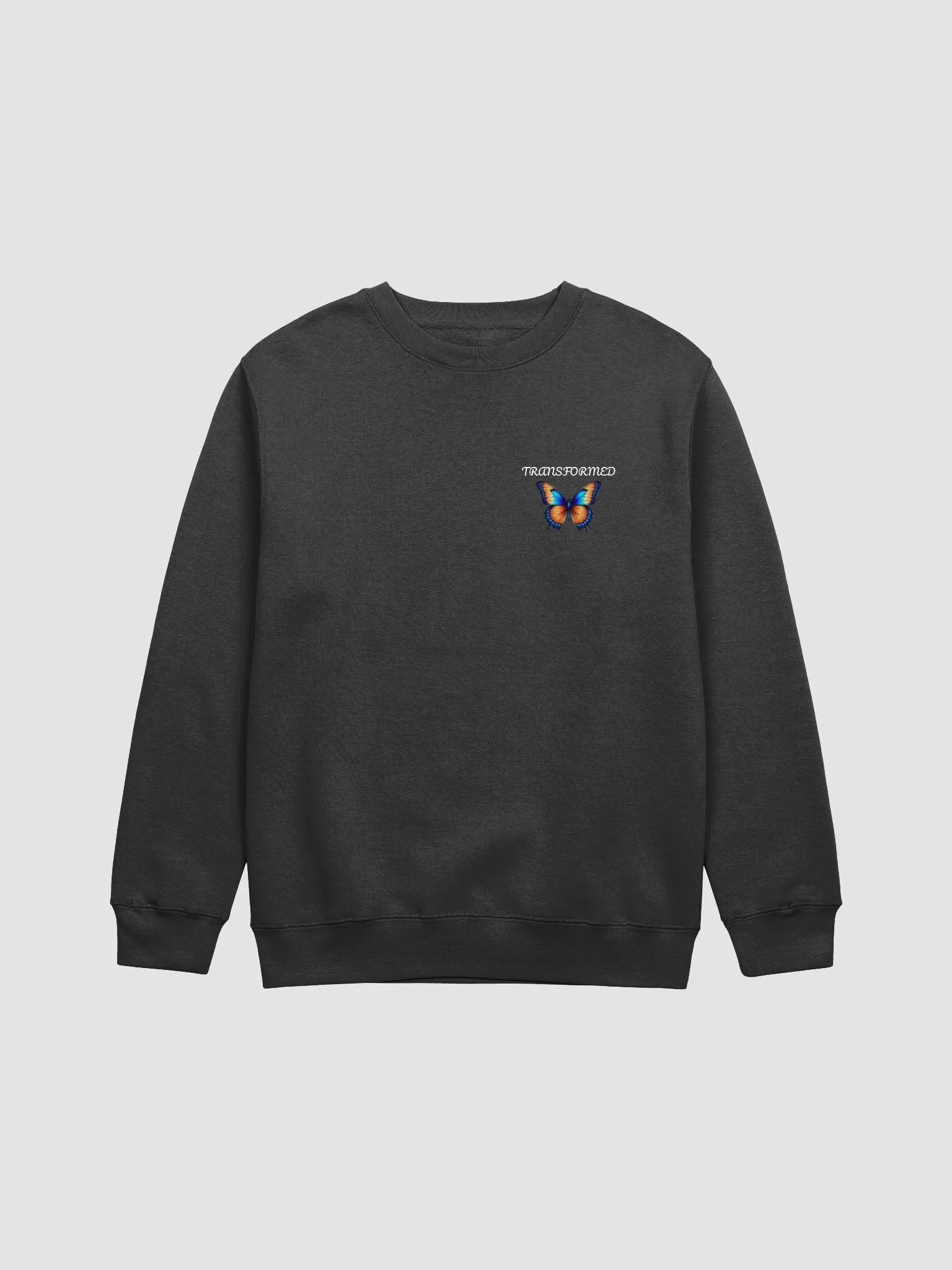 Transformed Butterfly Crewneck (Black) product image (1)