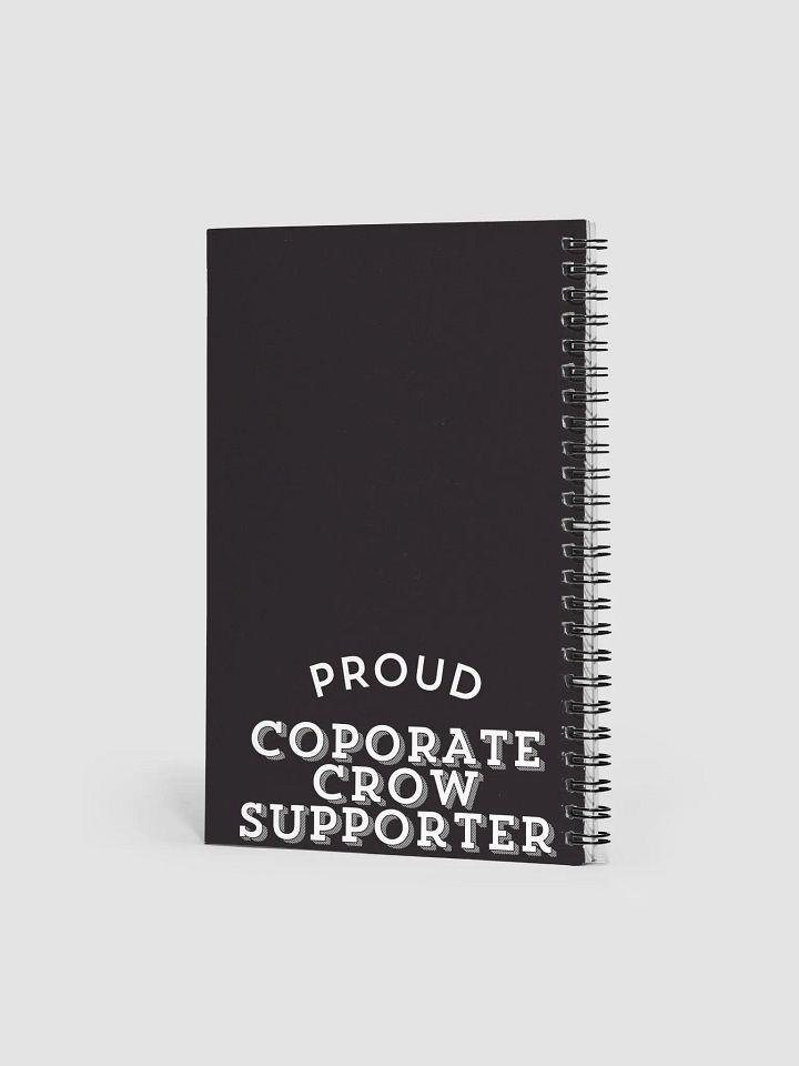 PROUD CORPORATE CROW SUPPORTER NOTEBOOK product image (2)