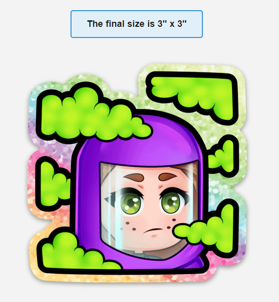 Toxic Glitter Sticker product image (1)