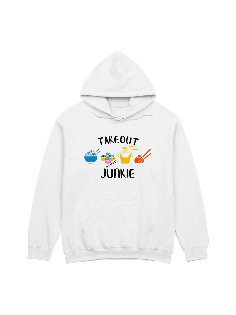 Takeout Junkie - Gildan Classic Hoodie - Light Colors product image (5)