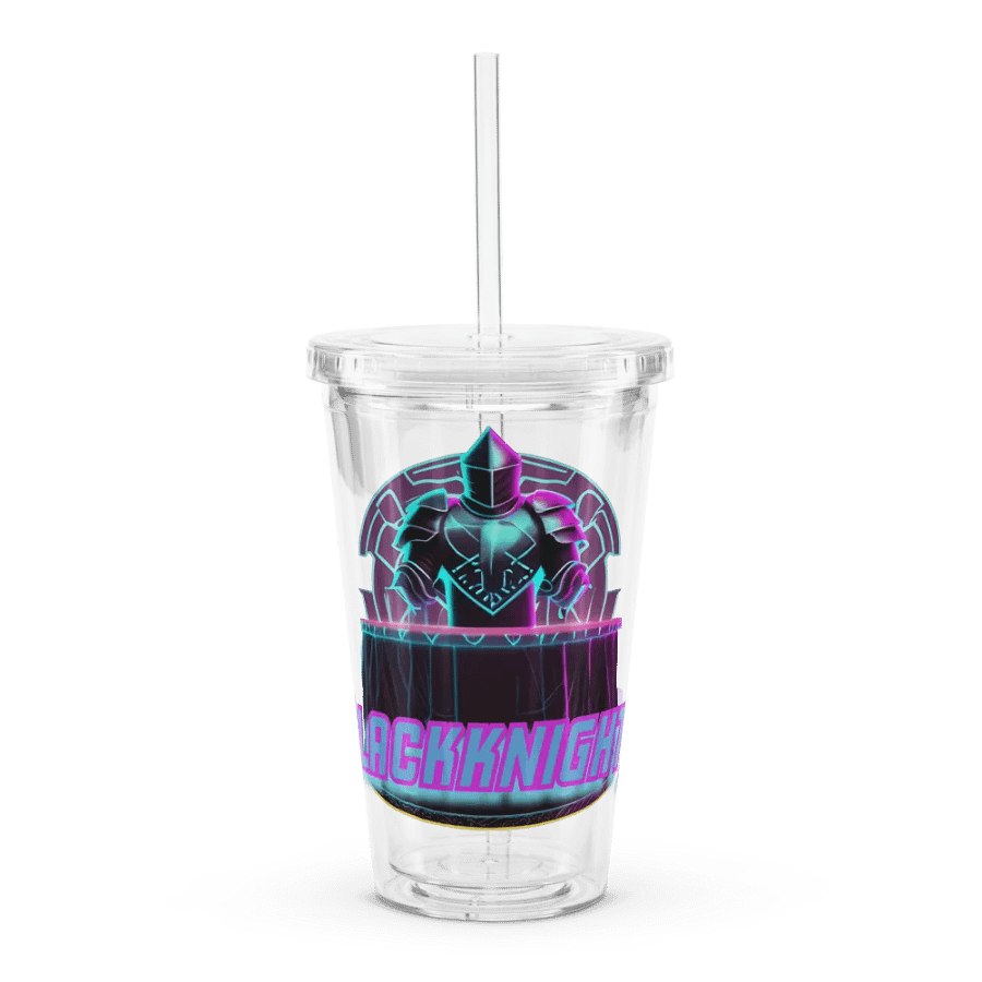 Blackknight513 Double Wall Clear Plastic Tumbler (16 oz) product image (1)