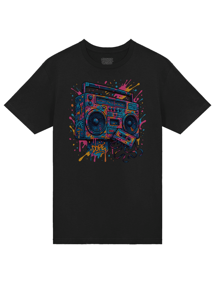Boombox Blast – Retro Graffiti Sound Waves product image (13)
