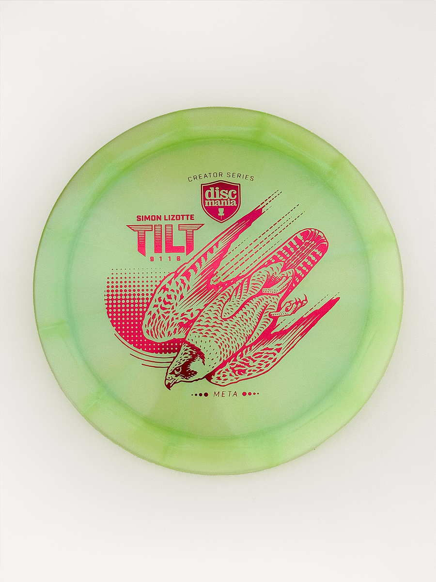 Discmania Meta Tilt – Simon Lizotte Creator Series; Light Green 174g product image (1)