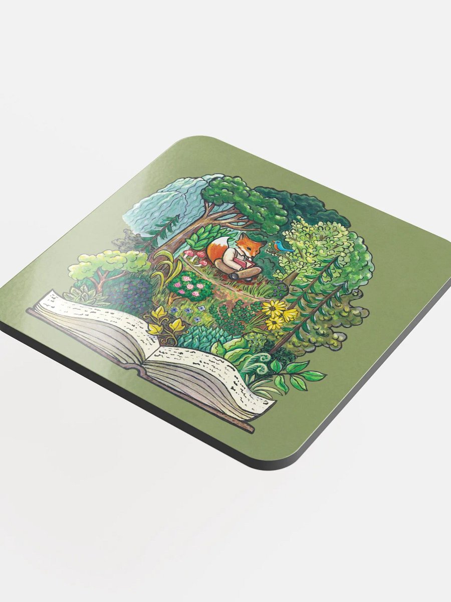 Fantasy Forest Fox Cake - Coaster product image (1)