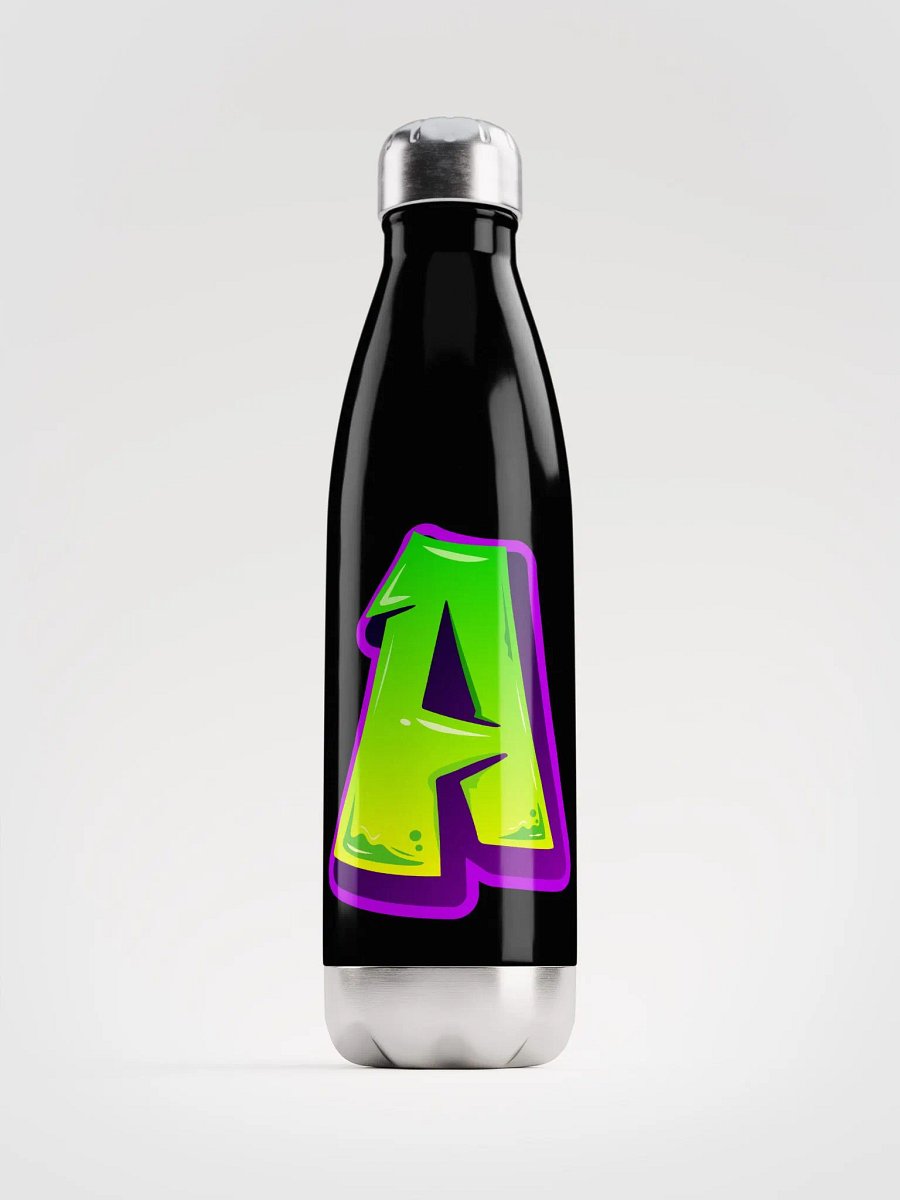 Luminous Gradient Letter A Stainless Steel Water Bottle product image (1)