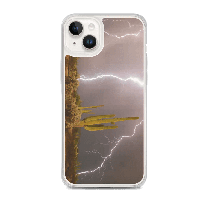 "Saguaro Bolts" - iPhone Case product image (1)