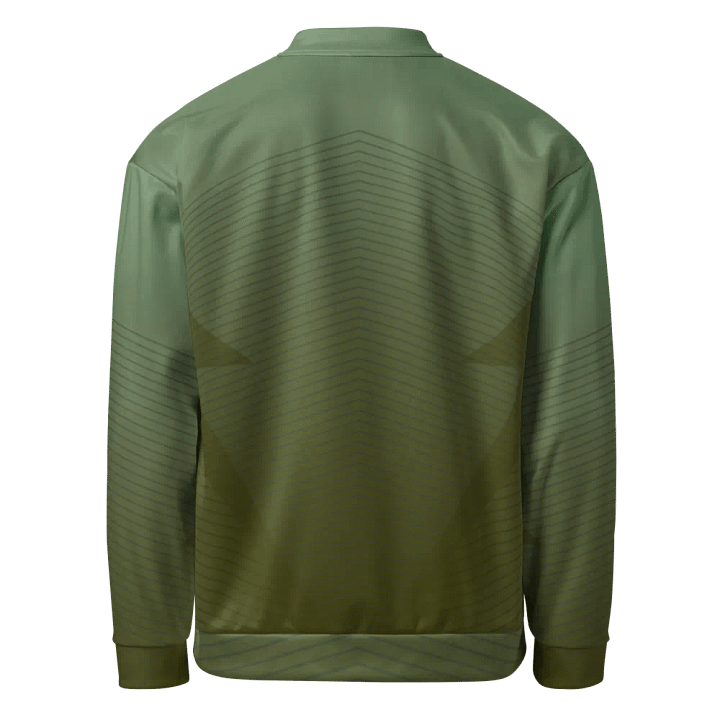 Verdant Vortex Custom Bomber Jacket product image (2)