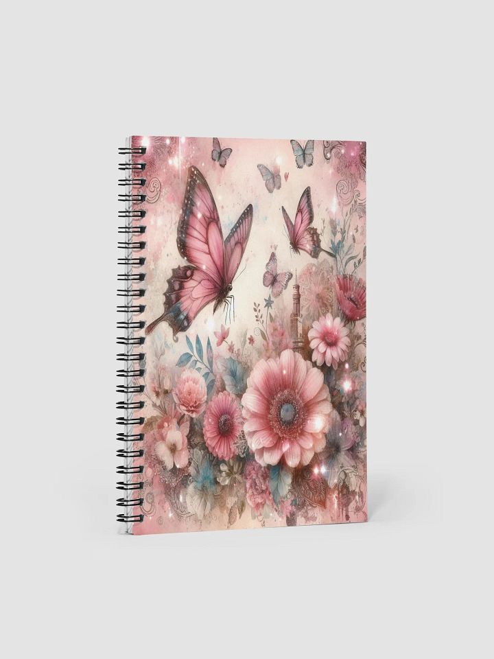 Pink Butterflies-Spiral Notebook product image (1)