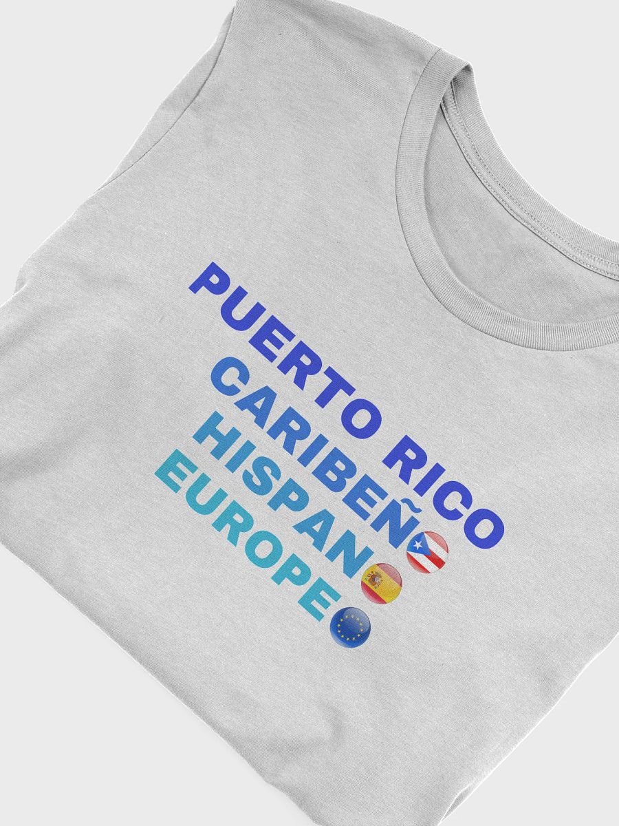 Camiseta manga corta gris - Puerto Rico Caribeño Hispano Europeo product image (3)
