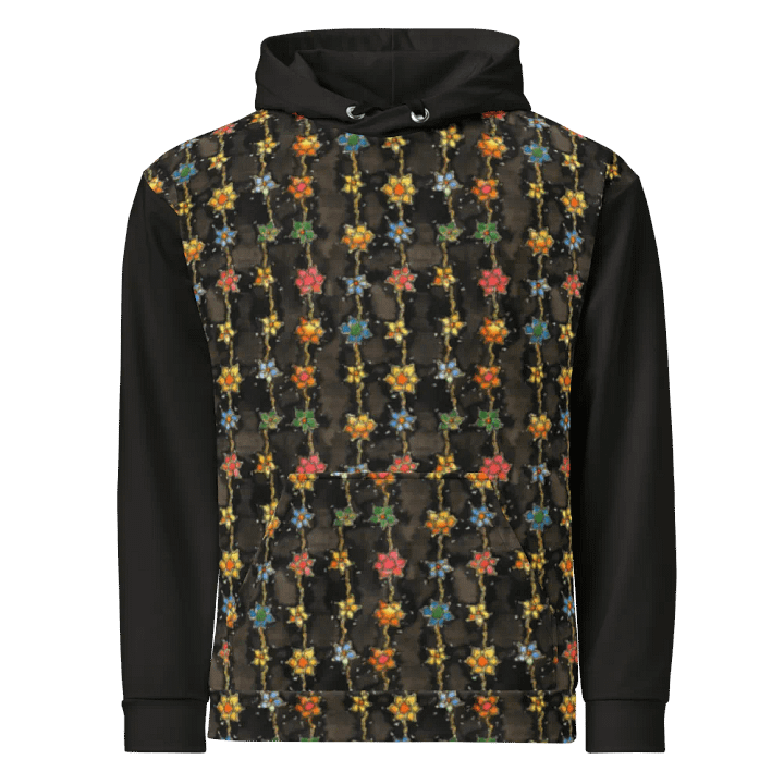 Flora Cascade Color Blocked Relaxed Fit Hoodie product image (1)