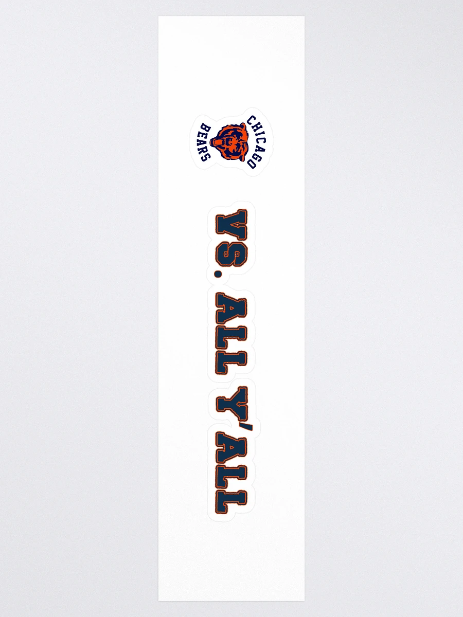 Bears Vs. All Y'all Chicago Football Rivalry Design product image (3)